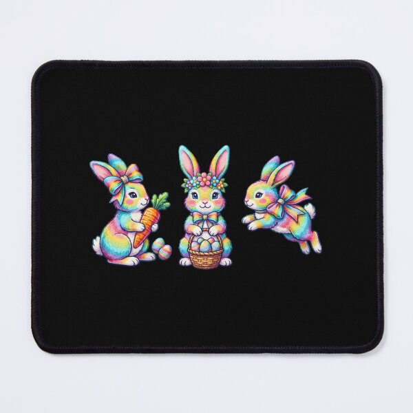 Item preview, Kids Rainbow Easter Bunny designed and sold by KroghDs.
