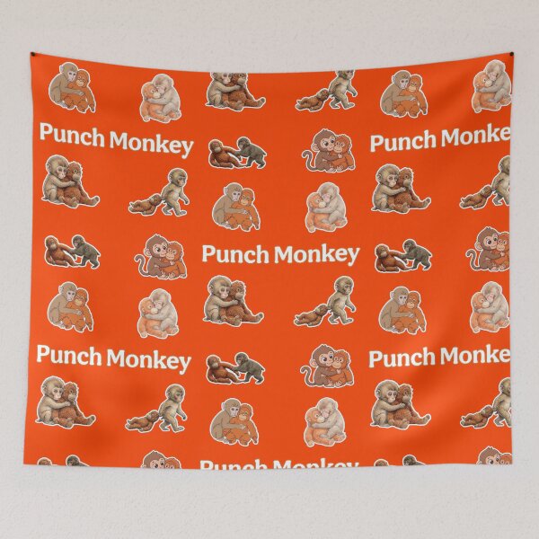 Item preview, punch monkey designed and sold by Vishal Raj.
