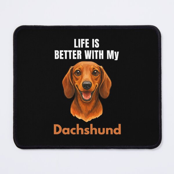 Item preview, Life Is Better With My Dachshund – Cute Dog Mom & Dog Dad Gift designed and sold by YAKOUT-STUDIO.