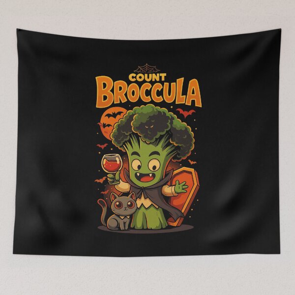 Item preview, Spooky Veggie Vibes with a Cartoon Twist designed and sold by digijob.