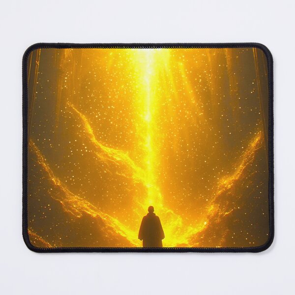 Item preview, Cinematic Art: A Wanderer Amidst Golden Aura 3 designed and sold by Gryfonarts.