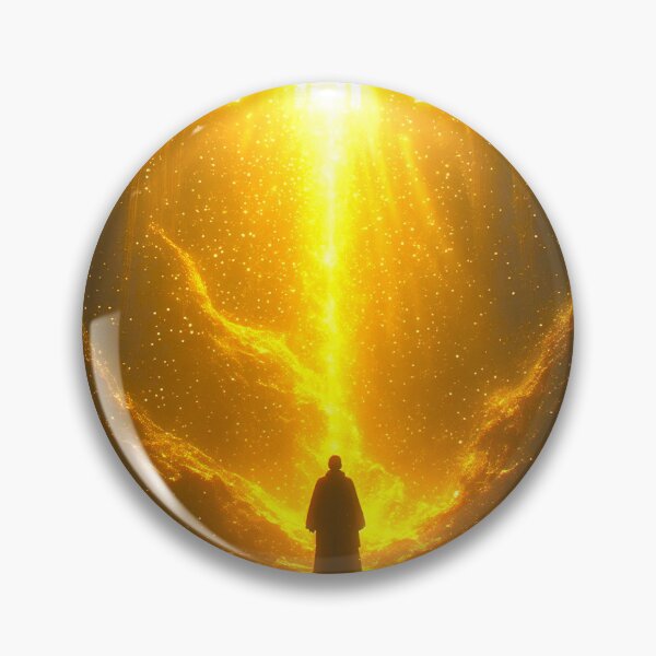Item preview, Cinematic Art: A Wanderer Amidst Golden Aura 3 designed and sold by Gryfonarts.