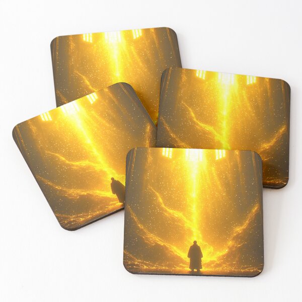 Item preview, Cinematic Art: A Wanderer Amidst Golden Aura 3 designed and sold by Gryfonarts.