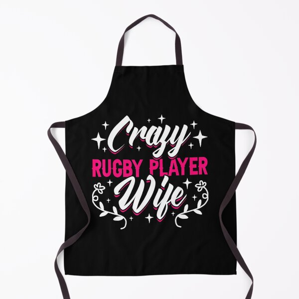 Item preview, Crazy Rugby Player Wife Funny Sports Supporter Pride designed and sold by GabrieSketcham.