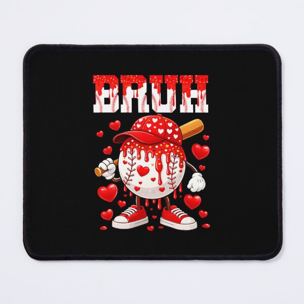 Item preview, BRUH Love Baseball Funny Heart Drip Cartoon  designed and sold by miaa-artistshop.
