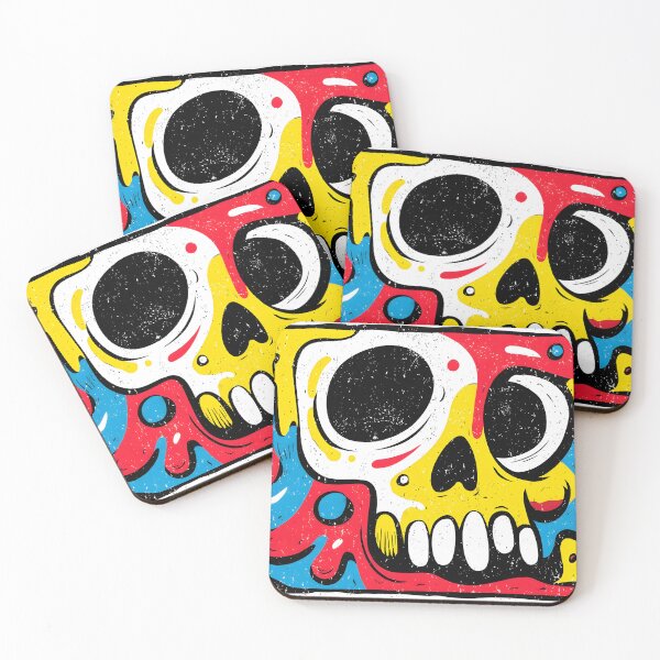 Item preview, Pop art skull designed and sold by Newrealis.