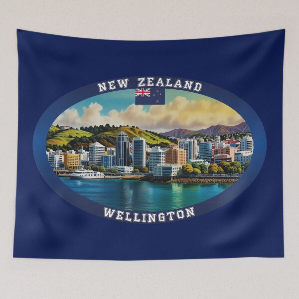 Item preview, Wellington New Zealand Travel designed and sold by Thistle-TShop.