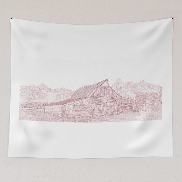 Item preview, Teton Barn designed and sold by SravsArtsUS.