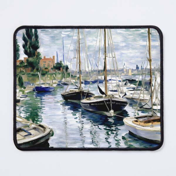 Item preview, Boats at Rest at Petit-Gennevilliers designed and sold by artdesignsnow.