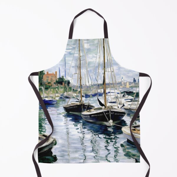Item preview, Boats at Rest at Petit-Gennevilliers designed and sold by artdesignsnow.