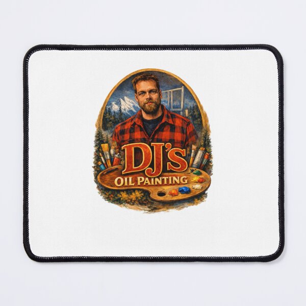Item preview, DJ's Oil Painting Logo designed and sold by DJsOilPainting.