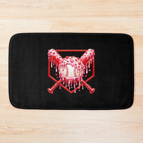 Item preview, Baseball Heart Ice Cream Drip Valentine Sports Love Illustration designed and sold by miaa-artistshop.