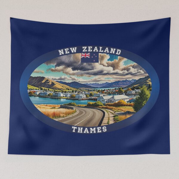 Item preview, Thames New Zealand Travel designed and sold by Thistle-TShop.