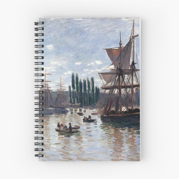 Item preview, Boats at Rouen designed and sold by artdesignsnow.