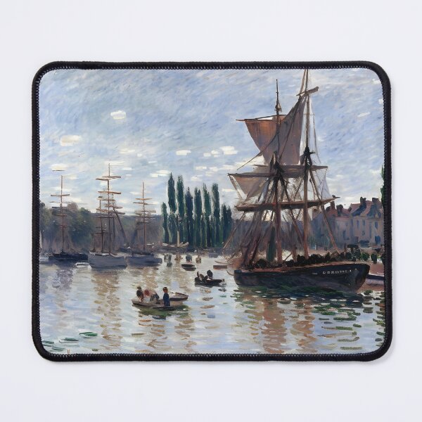 Item preview, Boats at Rouen designed and sold by artdesignsnow.