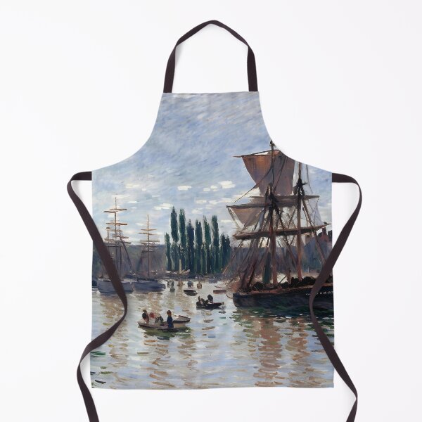 Item preview, Boats at Rouen designed and sold by artdesignsnow.