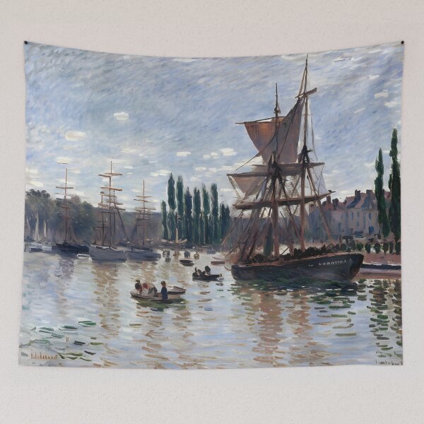 Item preview, Boats at Rouen designed and sold by artdesignsnow.