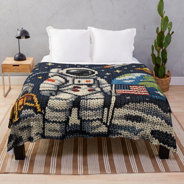 Item preview, Astronaut Space Knitting Pattern Saying designed and sold by Mauswohn.