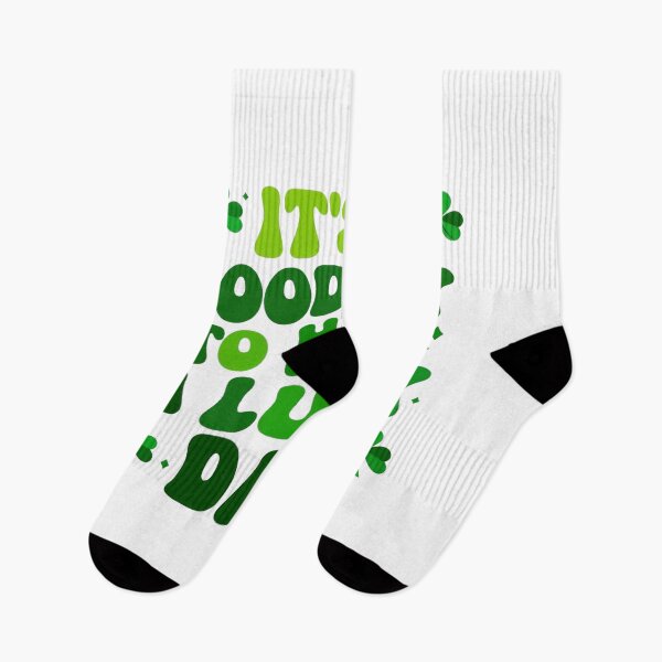 Item preview, Lucky Day Positive Quote Design • St. Patrick’s Day Good Vibes Typography • Motivational Clover Art designed and sold by Bright Nest Studio.