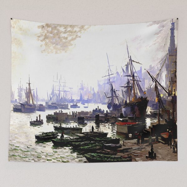 Item preview, Boats in the Pool of London, 1871 designed and sold by artdesignsnow.