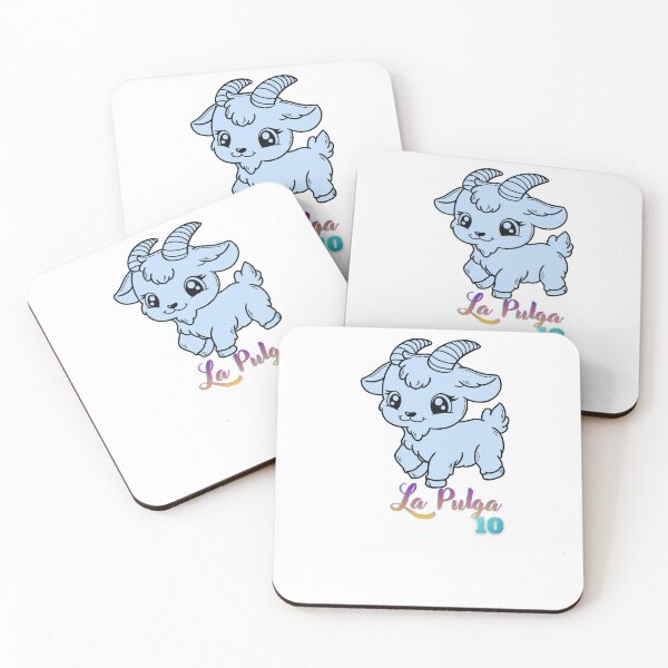 Item preview, sky blue goat designed and sold by GoatTenShop.
