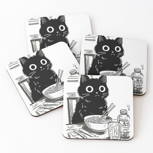 Item preview, The Retro Ramen Purr designed and sold by Retro Type.