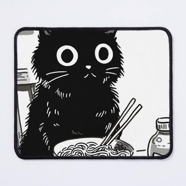Item preview, The Retro Ramen Purr designed and sold by Retro Type.
