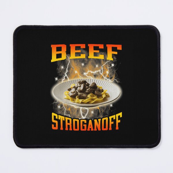 Item preview, Beef Stroganoff Funny Food Graphic Retro Lightning designed and sold by tadmercado.