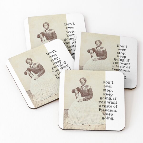 Item preview, Keep going Harriet Tubman quote, black history month design designed and sold by TheProverbsMom.