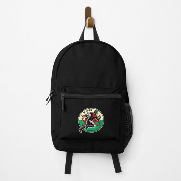 Item preview, Wales Cymru Am Byth Rugby Runner Welsh Pride Heritage Illustration designed and sold by GabrieSketcham.