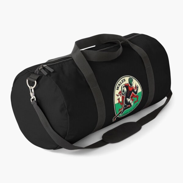 Item preview, Wales Cymru Am Byth Rugby Runner Welsh Pride Heritage Illustration designed and sold by GabrieSketcham.