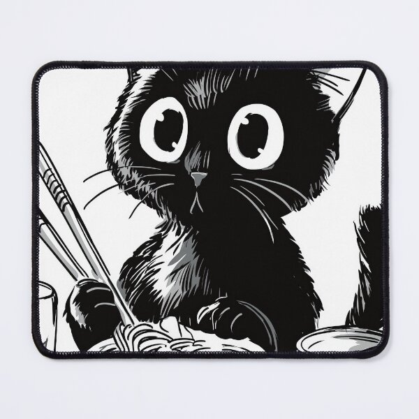 Item preview, Kawaii Kitty's Noodle Bowl designed and sold by Retro Type.