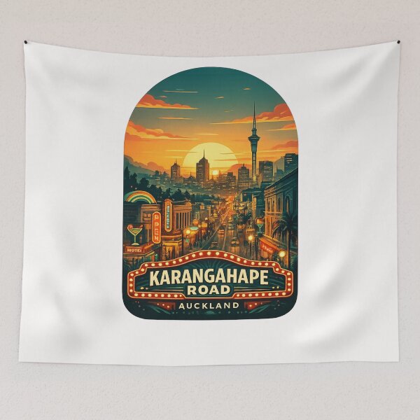 Item preview, Karangahape Road Auckland New Zealand Sunset designed and sold by Places On Earth.