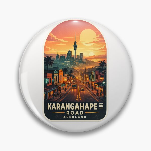 Item preview, Karangahape Road Auckland City Skyline designed and sold by Places On Earth.