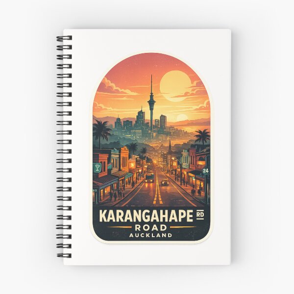 Item preview, Karangahape Road Auckland City Skyline designed and sold by Places On Earth.
