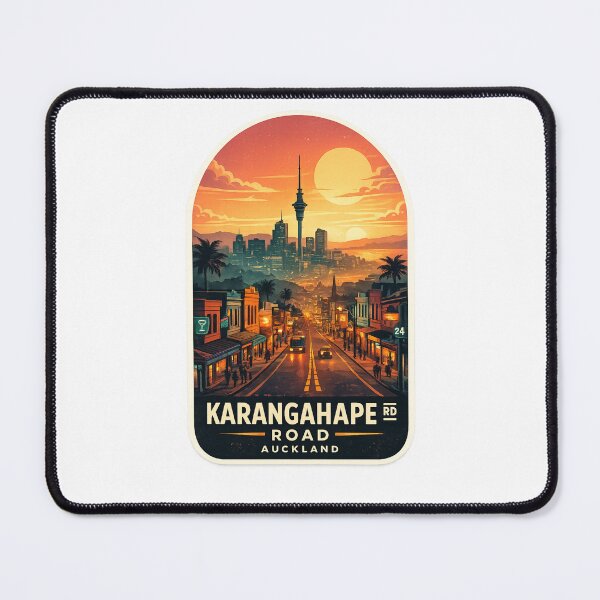 Item preview, Karangahape Road Auckland City Skyline designed and sold by Places On Earth.