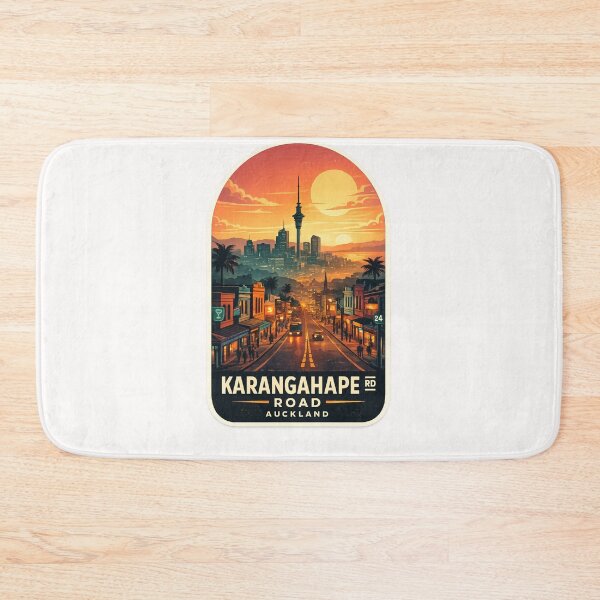 Item preview, Karangahape Road Auckland City Skyline designed and sold by Places On Earth.