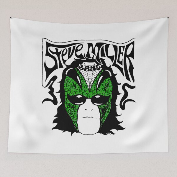 Item preview, Cartoon Rock Band Face Steve Miler  designed and sold by creativefactory.