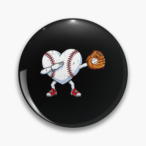 Item preview, Baseball Heart Dab Valentine Funny Sports Love Illustration designed and sold by miaa-artistshop.