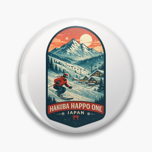 Item preview, Hakuba Happo-One Nagano Prefecture Japanese Alps Ski Resort Panorama designed and sold by Places On Earth.