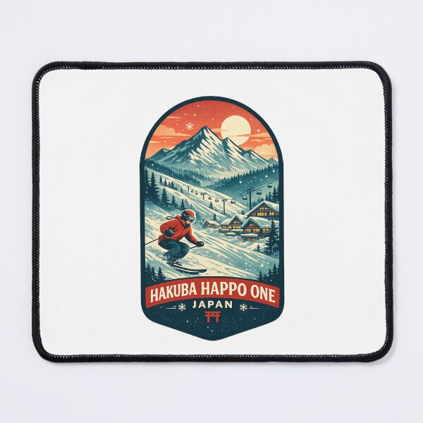 Item preview, Hakuba Happo-One Nagano Prefecture Japanese Alps Ski Resort Panorama designed and sold by Places On Earth.