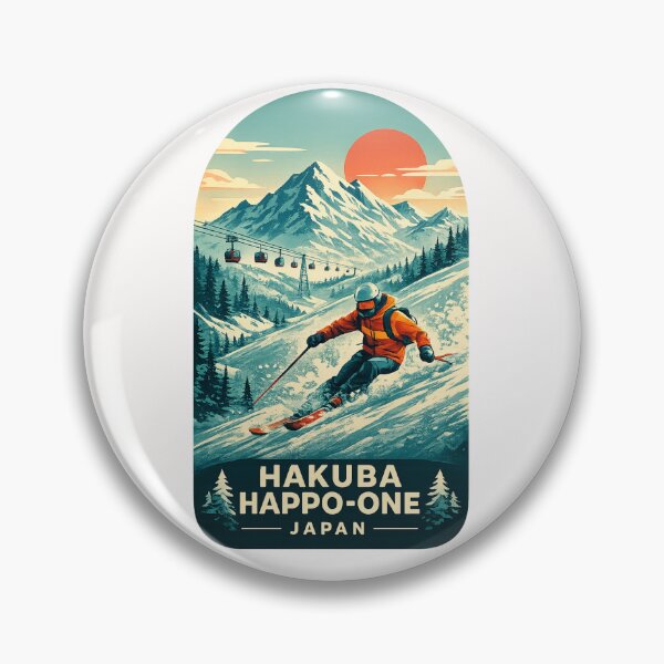 Item preview, Hakuba Happo-One Hakuba Valley Nagano Japanese Alps Sunset Slopes designed and sold by Places On Earth.