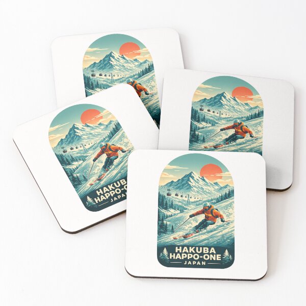 Item preview, Hakuba Happo-One Hakuba Valley Nagano Japanese Alps Sunset Slopes designed and sold by Places On Earth.