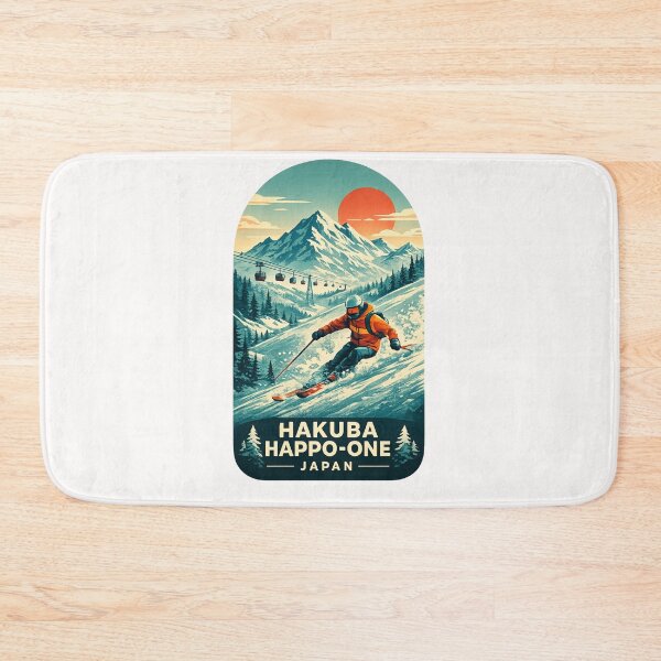 Item preview, Hakuba Happo-One Hakuba Valley Nagano Japanese Alps Sunset Slopes designed and sold by Places On Earth.