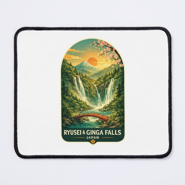Item preview, Ryusei and Ginga Falls Daisetsuzan National Park Hokkaido Japan designed and sold by Places On Earth.