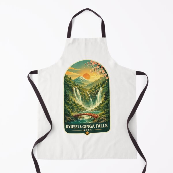 Item preview, Ryusei and Ginga Falls Daisetsuzan National Park Hokkaido Japan designed and sold by Places On Earth.
