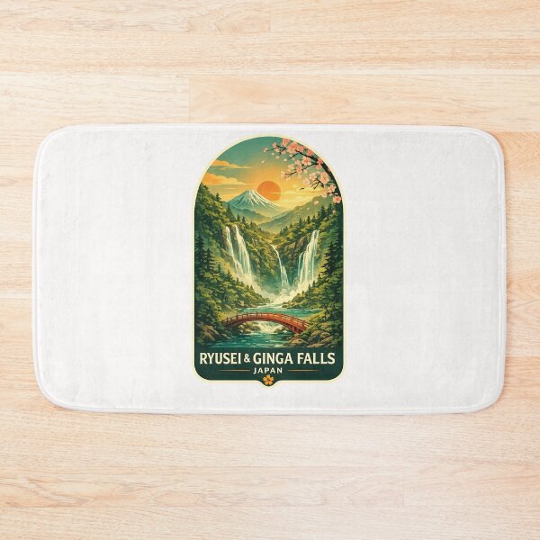 Item preview, Ryusei and Ginga Falls Daisetsuzan National Park Hokkaido Japan designed and sold by Places On Earth.