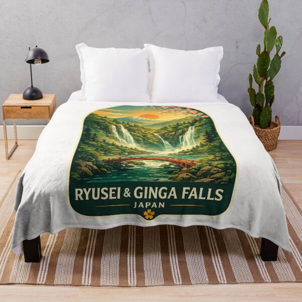 Item preview, Ryusei and Ginga Falls Daisetsuzan National Park Hokkaido Japan designed and sold by Places On Earth.