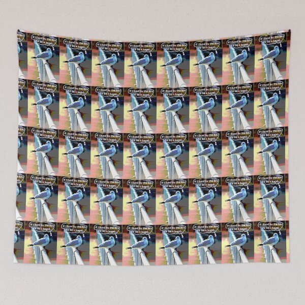 Item preview, Seagull Sits on Bridge designed and sold by kristalcurt.