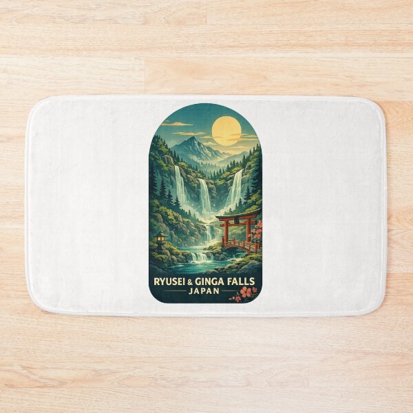 Item preview, Ryusei and Ginga Falls Sounkyo Gorge Daisetsuzan Hokkaido Landscape designed and sold by Places On Earth.